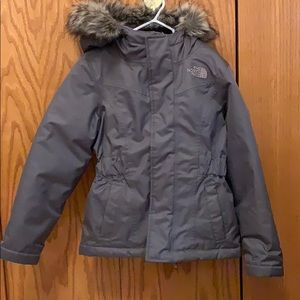 Girls The North face down jacket